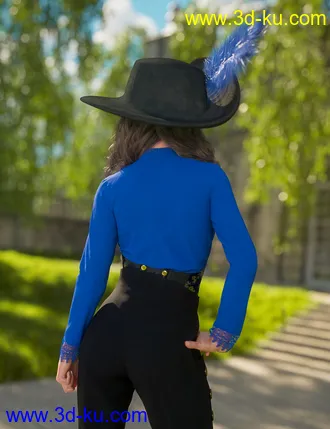 3D打印模型Corsair Fashion for Genesis 8 Female(s)的图片