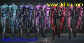 3D打印模型CR Sci-fi Suit for Genesis 8 Females的图片