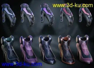 3D打印模型CR Sci-fi Suit for Genesis 8 Females的图片