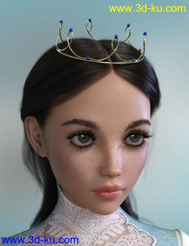 Crown for Genesis 8 Female(s)模型的图片1
