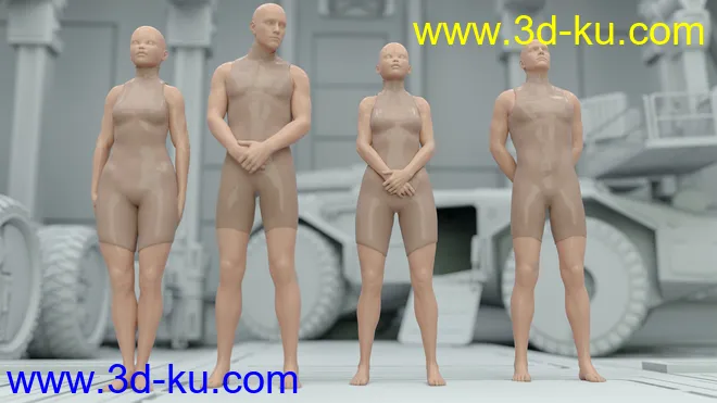 CS01 - Everyday Army Poses for Genesis 8模型的图片2