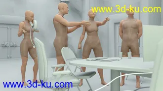 3D打印模型CS01 - Everyday Army Poses for Genesis 8的图片