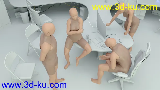 CS01 - Everyday Army Poses for Genesis 8模型的图片5