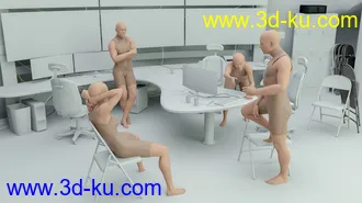 3D打印模型CS01 - Everyday Army Poses for Genesis 8的图片