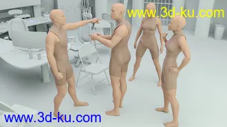 3D打印模型CS01 - Everyday Army Poses for Genesis 8的图片