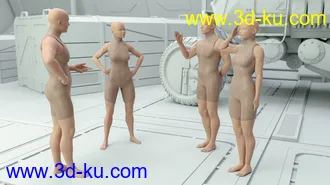 3D打印模型CS01 - Everyday Army Poses for Genesis 8的图片