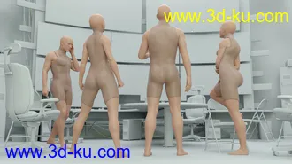 3D打印模型CS01 - Everyday Army Poses for Genesis 8的图片