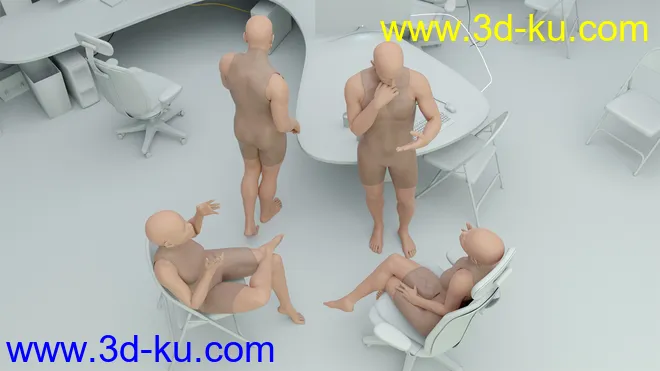 CS01 - Everyday Army Poses for Genesis 8模型的图片10