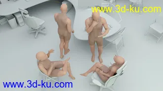 3D打印模型CS01 - Everyday Army Poses for Genesis 8的图片