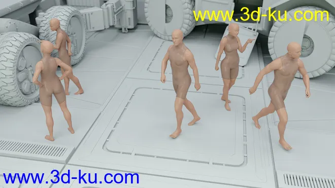 CS01 - Everyday Army Poses for Genesis 8模型的图片12