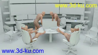 3D打印模型CS01 - Everyday Army Poses for Genesis 8的图片