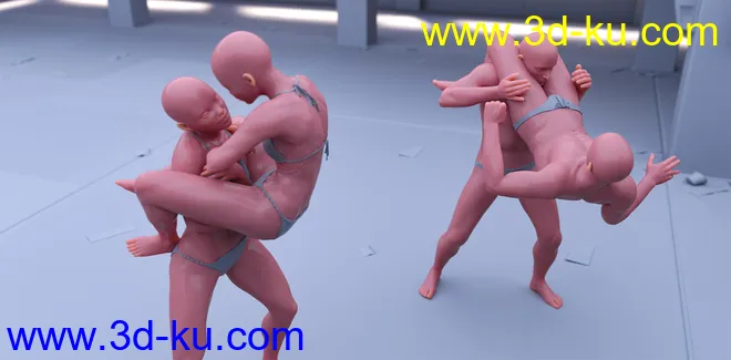 CS01 - Fighting Poses for Genesis 8模型的图片5