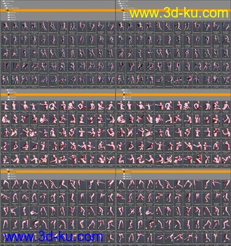 3D打印模型CS01 - Fighting Poses for Genesis 8的图片