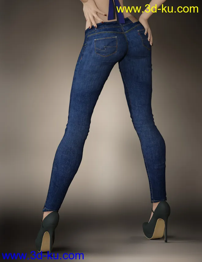 Cute Casual Outfit for Genesis 8 Females模型的图片9