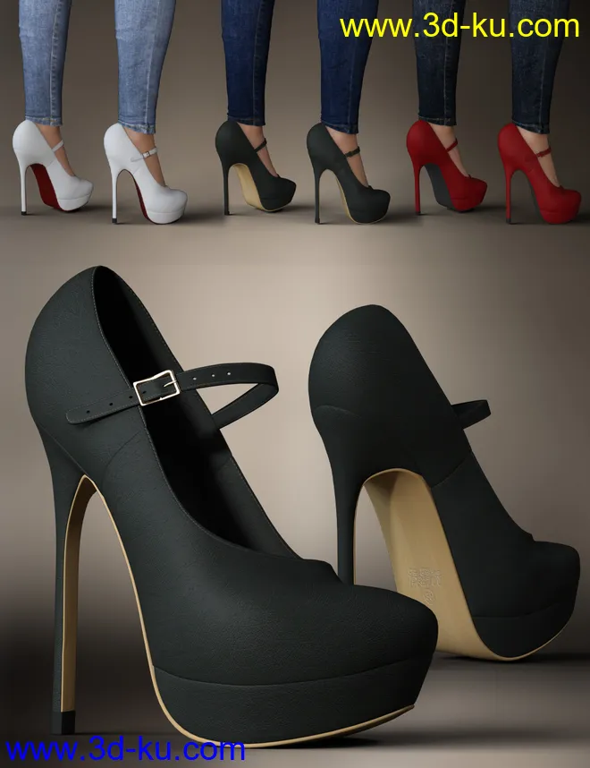 Cute Casual Outfit for Genesis 8 Females模型的图片13