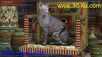 3D打印模型CWRW Exotics 1 for the HW House Cat的图片