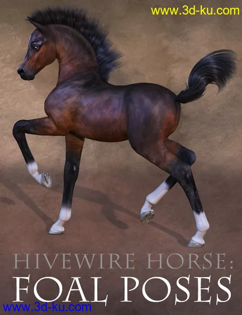 CWRW Pose Pack for the HiveWire Foal模型的图片1