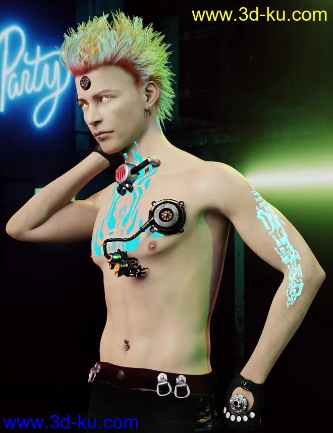 Cyber Me! for Genesis 8模型的图片3