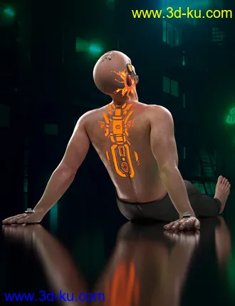 3D打印模型Cyber Me! for Genesis 8的图片