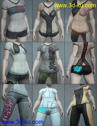 3D打印模型Cyberpunk Futuristic Styles for Everyday 2的图片