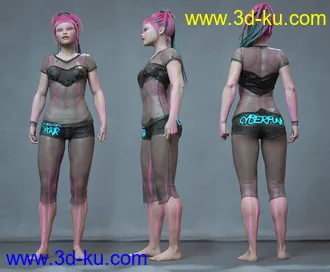 3D打印模型Cyberpunk Futuristic Styles for Everyday 2的图片