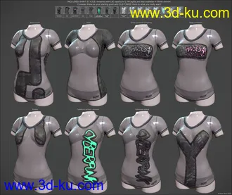 3D打印模型Cyberpunk Futuristic Styles for Everyday 2的图片