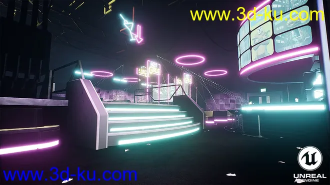 Cyberpunk Night Club模型的图片15