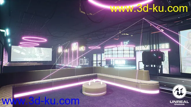 Cyberpunk Night Club模型的图片16