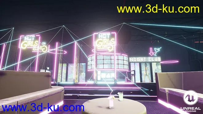 Cyberpunk Night Club模型的图片17