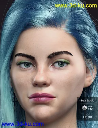 3D打印模型Cyra For Genesis 8 Female的图片