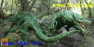 3D打印模型DA Crocobeast HD for Daz Dragon 3的图片