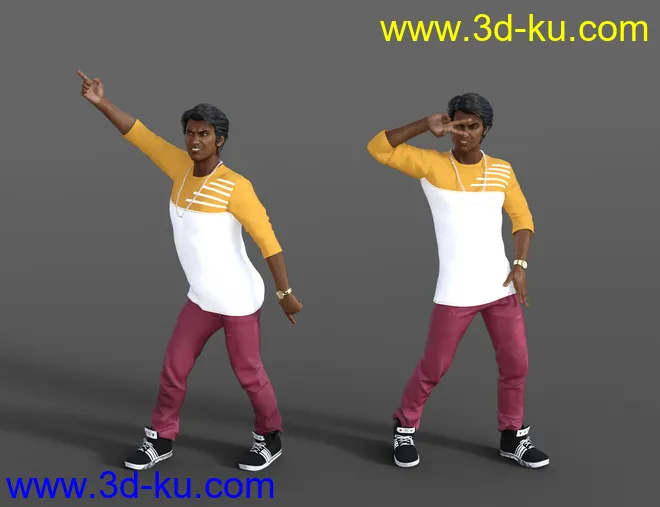 Dancing Animations for Genesis 8模型的图片3