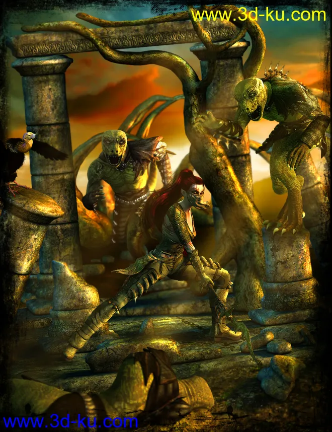 Dark Apocalypse - Viridian Skye Bundle模型的图片2