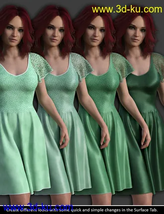 3D打印模型Daz Studio Training Intermediate 01 - Tweaking the Surfaces的图片