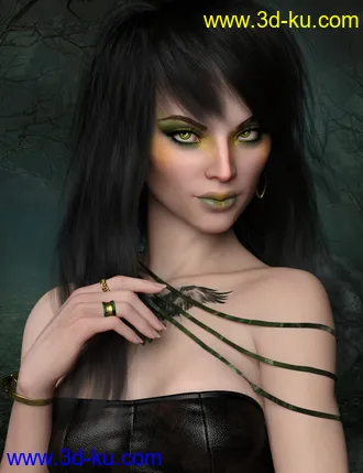 3D打印模型DD Keres HD for Genesis 8 Female的图片