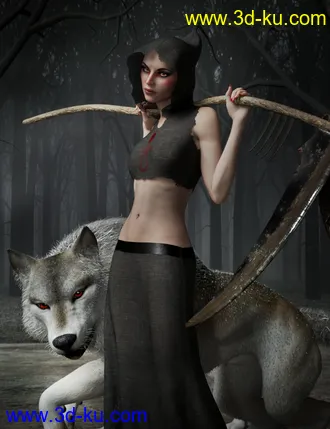 3D打印模型DD Keres HD for Genesis 8 Female的图片