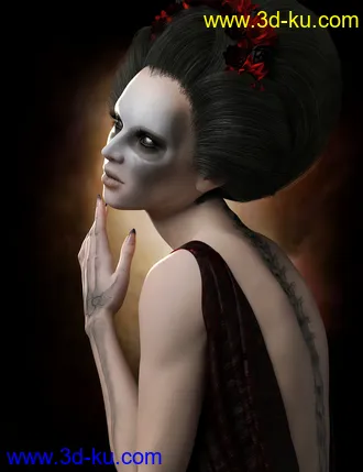 3D打印模型DD Keres HD for Genesis 8 Female的图片