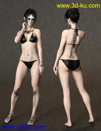 3D打印模型DD Keres HD for Genesis 8 Female的图片