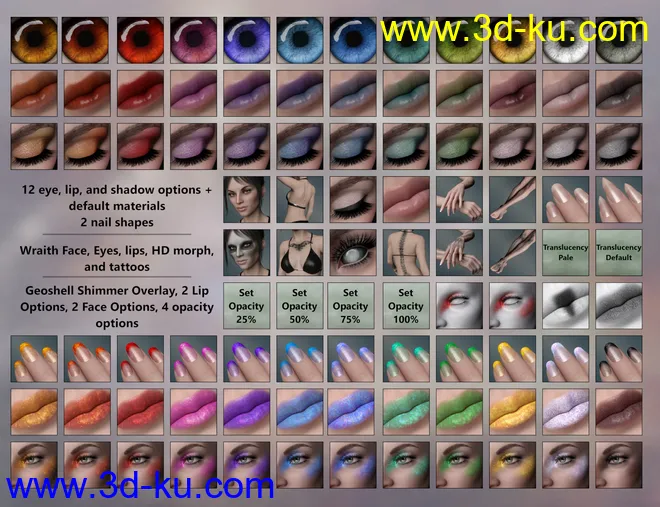 DD Keres HD for Genesis 8 Female模型的图片9