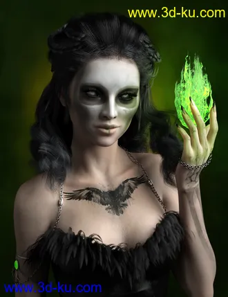 3D打印模型DD Keres HD for Genesis 8 Female的图片