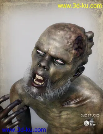 3D打印模型Dead Man Walking HD for Genesis 8 Male的图片