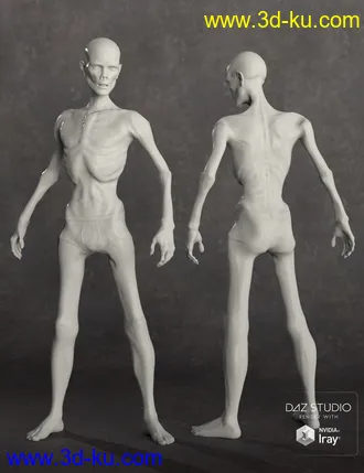 3D打印模型Dead Man Walking HD for Genesis 8 Male的图片