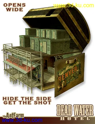 3D打印模型DeadWater Hotel的图片