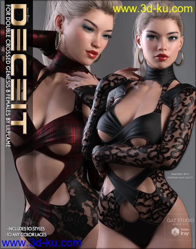 Deceit for Double Crossed Genesis 8 Females模型的图片1
