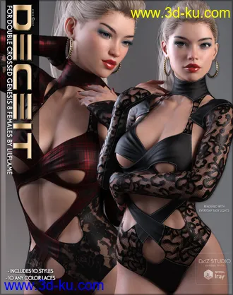 3D打印模型Deceit for Double Crossed Genesis 8 Females的图片