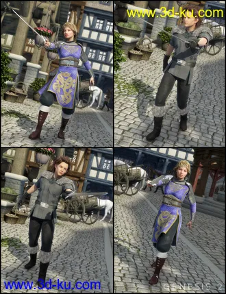 3D打印模型Decisive Encounter Poses for Genesis 2的图片