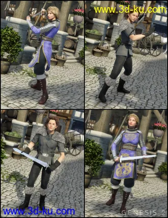3D打印模型Decisive Encounter Poses for Genesis 2的图片