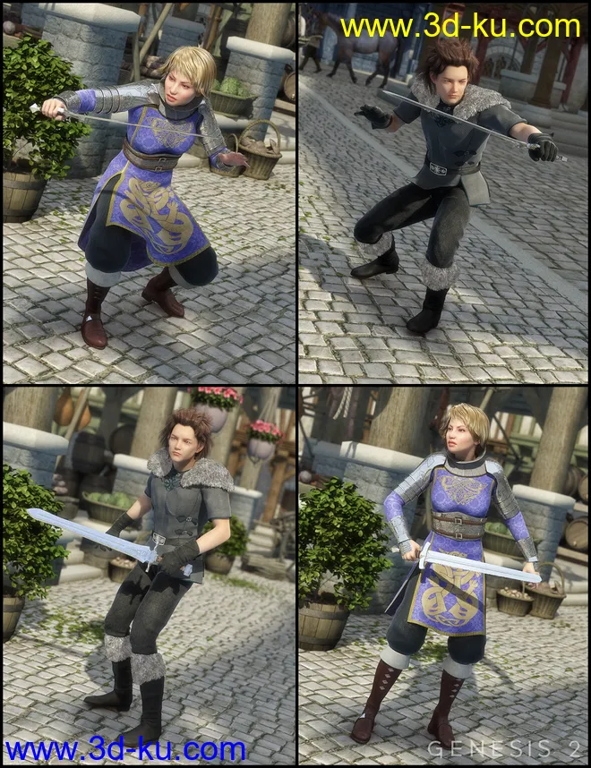 Decisive Encounter Poses for Genesis 2模型的图片4