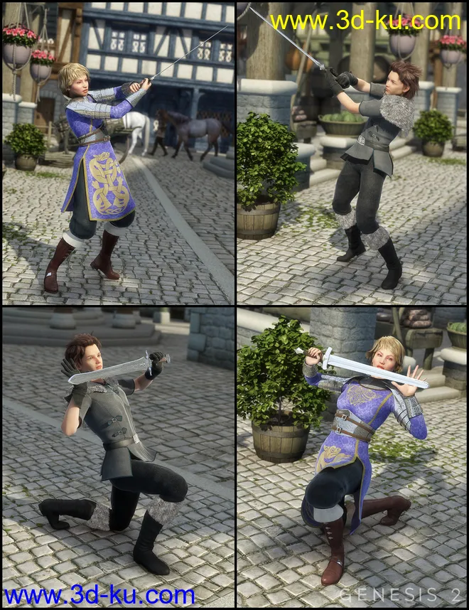 Decisive Encounter Poses for Genesis 2模型的图片5