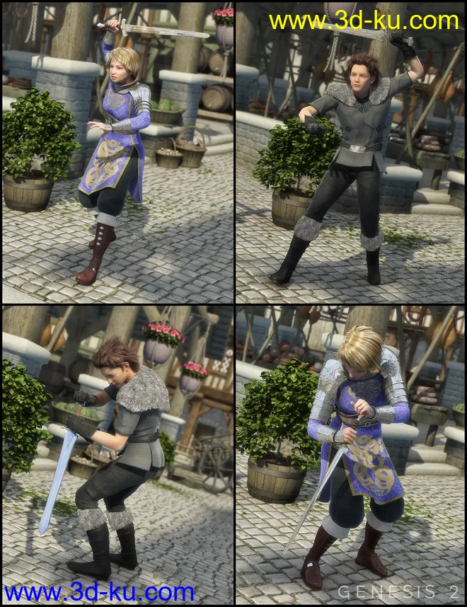 Decisive Encounter Poses for Genesis 2模型的图片6